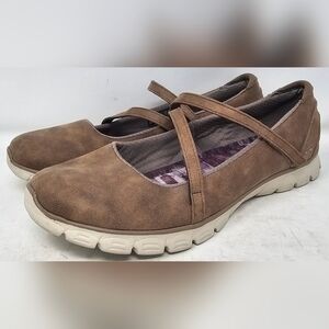 Skechers EZ Flex 3.0 Air Cooled Memory Foam Mushroom Mary Jane Sneaker Size 9